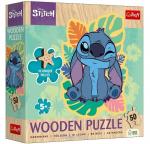 Puzzle drewniane 50 Wesoły Stitch TREFL